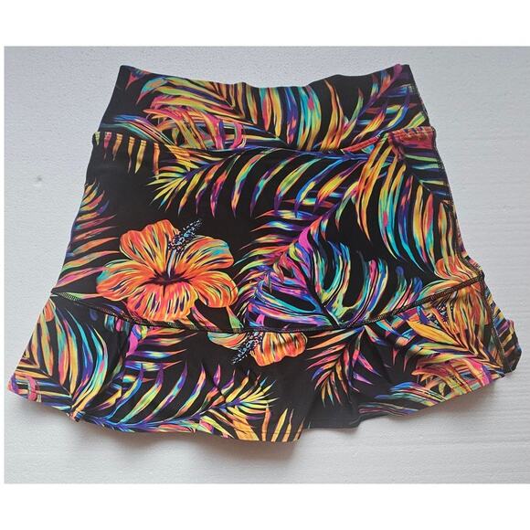 Donna Jo 14 Inch Floral Skort, Size 1, Pickleball, Tennis, Golf, Inside pocket - Picture 2 of 6
